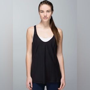 Lululemon Peace Of Mind Tank Black sz 6